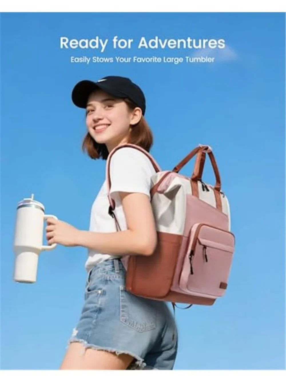 LOVEVOOK Laptop Backpack for Women, 15.6 Inch Travel Backpack for Work College